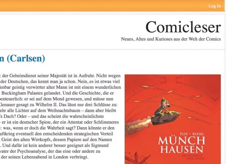 Comicleser schreibt über Münchhausen
